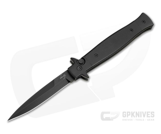 Boker Plus Stiletto 3.5 Auto Micarta All Black - BO-06EX751