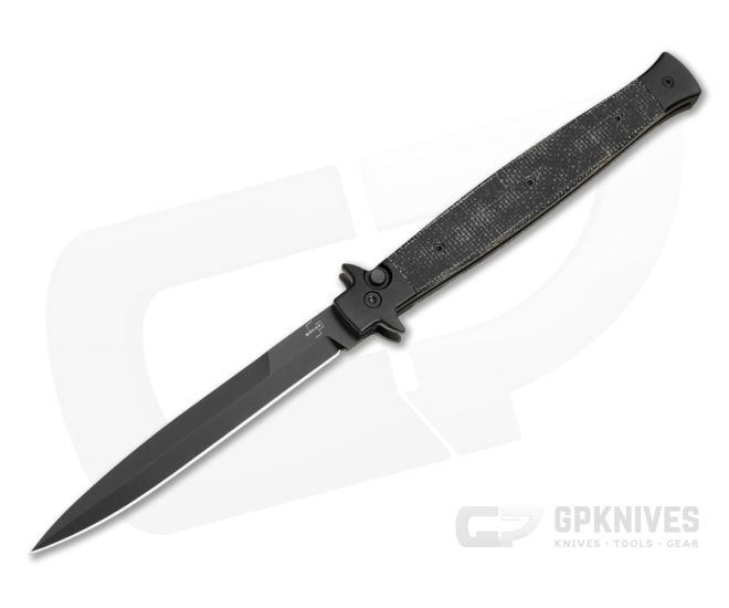 Boker Plus Stiletto 5.0 Auto Micarta All Black - BO-06EX753