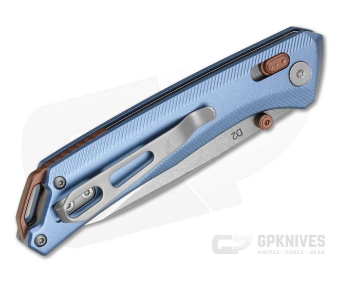 Buck 700 Nomad - Blue Aluminum - Crossbar Lock Folder
