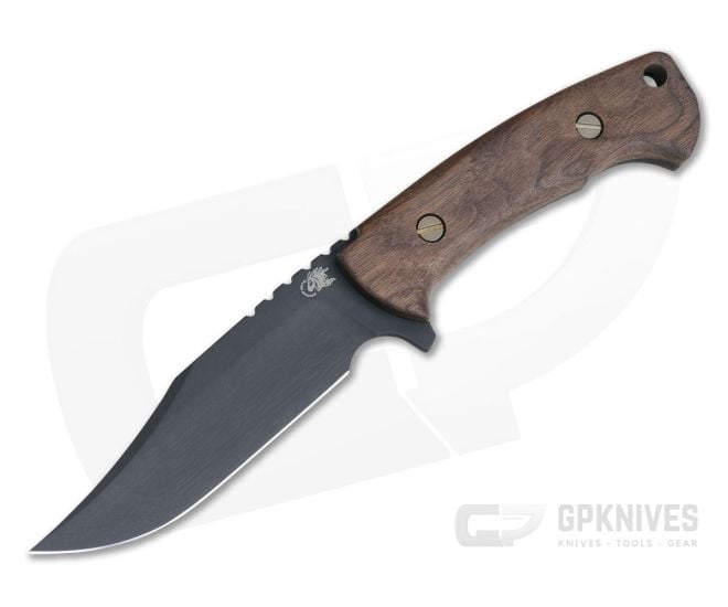 Hinderer Ranch Bowie Vintage Series Walnut Parkarized O1 Fixed Blade 0717 - HK-0717