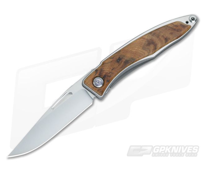 Chris Reeve Mnandi Thuya Burl Wood Inlays 071 - CRK-071