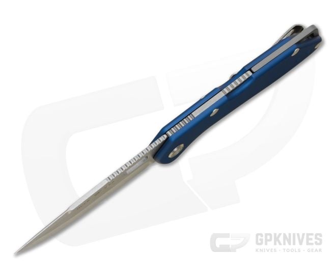 Buck 724 Mustang - Blue Aluminum - Lockback Folder 0724BLS