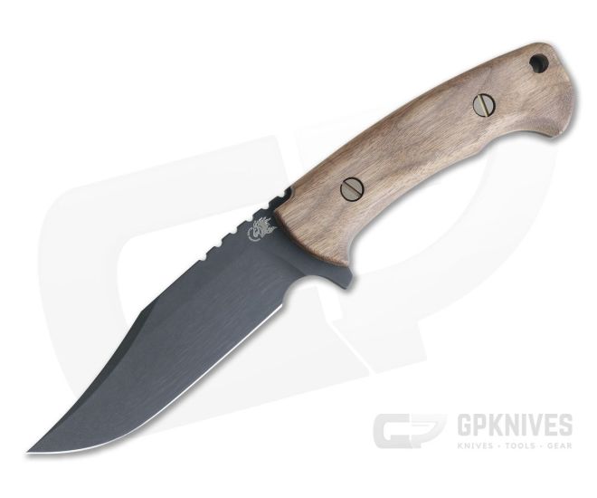 Hinderer Ranch Bowie Vintage Series Walnut Parkarized O1 Fixed Blade 0737 - HK-0737