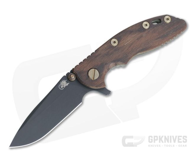 Hinderer XM-18 3" Vintage Series GEN 6 Parkerized O1 Spear Point Smooth Walnut Battle Green Tri-Way Pivot Flipper 0765 - HK-0765