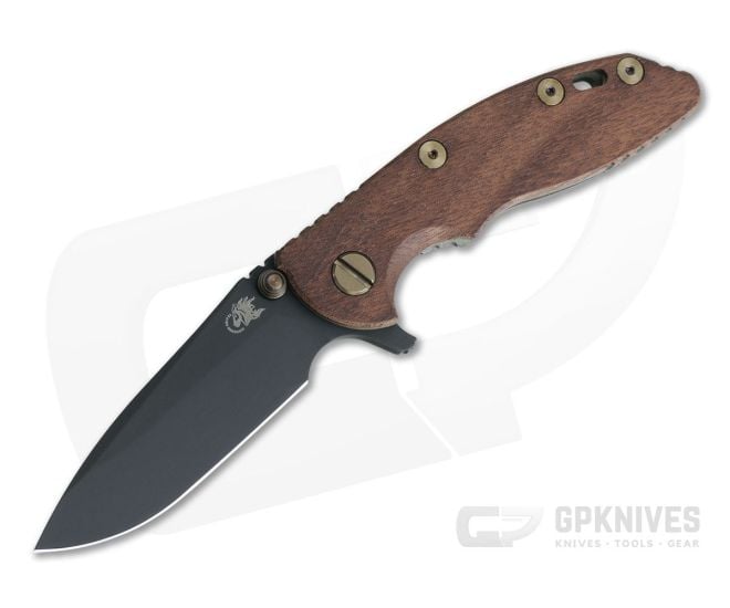 Hinderer XM-18 3" Vintage Series GEN 6 Parkerized O1 Spear Point Smooth Walnut Battle Green Tri-Way Pivot Flipper 0769 - HK-0769
