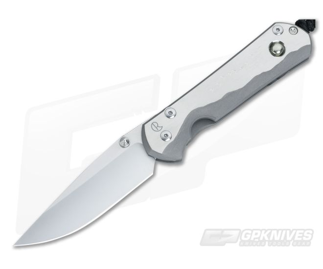Chris Reeve Large Sebenza 21 Reverse Silver w/Pyrite - CRK-076