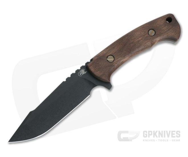 Hinderer Ranch Harpoon Spanto Vintage Series Walnut Parkarized O1 Fixed Blade 0818 - HK-0818