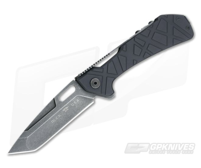 Buck Knives Marksman Tanto Flipper Black Oxide Wash 831 - BU-0831BKS