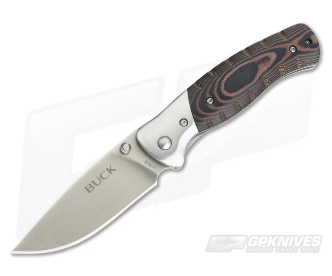 Buck Knives Selkirk Small Folding Knife Micarta 835 - BU-0835BRS