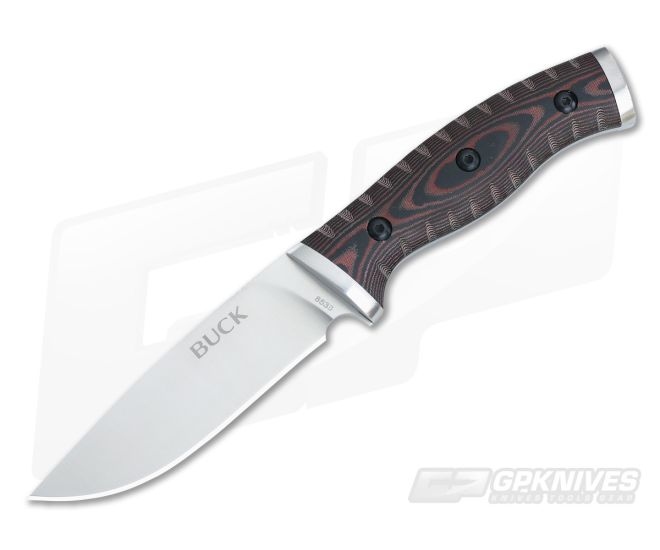 Buck Small Selkirk Fixed Blade Micarta - BU-0853BRS