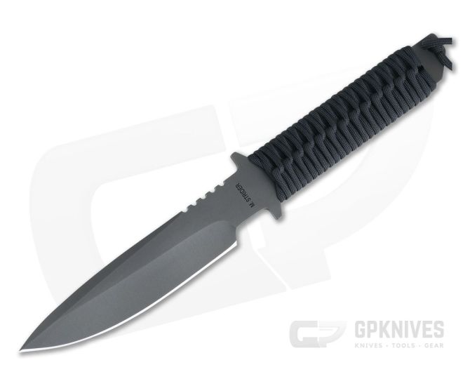 M. Strider Knives MT Black Cord Wrap Black PSF27 - MSK-085