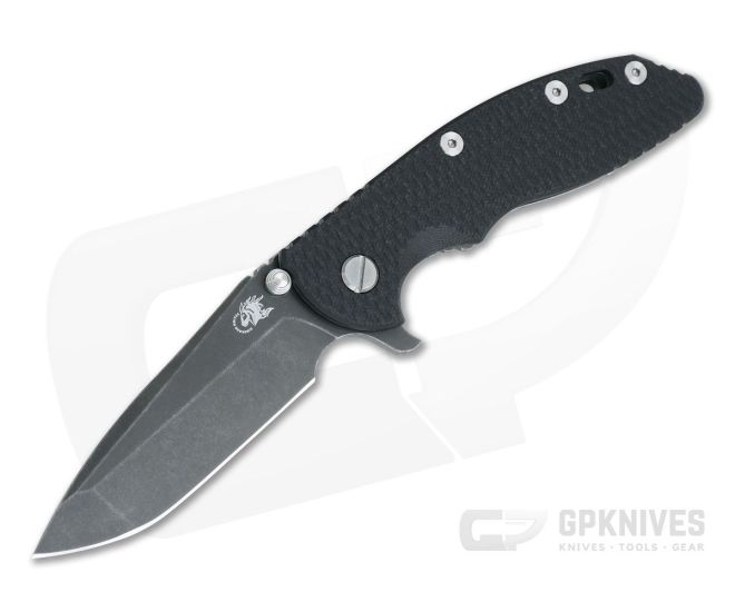 Hinderer XM-18 3.5" Black G10 Tri-Way Spanto Battle Black 20CV 0863 - HK-0863