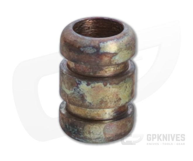 Ti Survival Grooved Copper Lanyard Bead Patina Finish 087 - TS-087