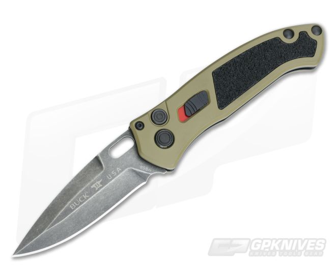 Buck Impact Black Oxide S30V Automatic Cerakote Coyote Tan Aluminum 0898BRS - BU-0898BRS