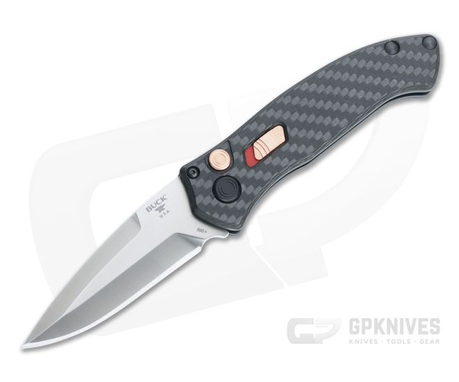Buck Pro Impact Limited Satin S35VN Carbon Fiber Limited Edition Automatic 0898CFSLE1 - BU-0898CFSLE1