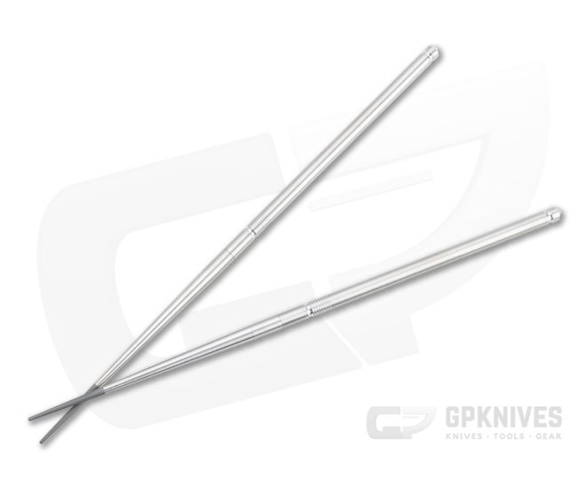 Foltsum 2-Piece Titanium Chopsticks Raw Finish - FLM-08