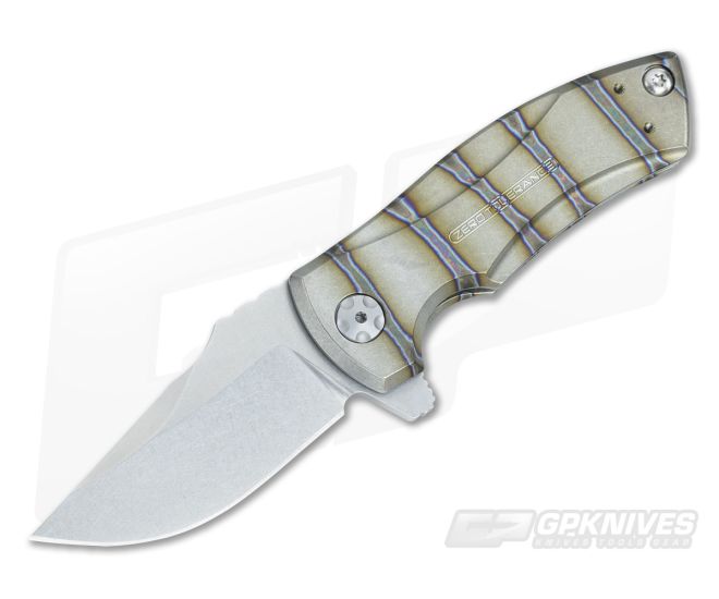 Zero Tolerance 0900 Flame Anodized Ti Flipper - ZT-0900FLAMED