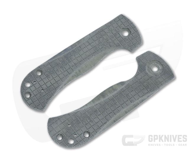 Custom Green Micarta Grid Handle Scale Set for ZT 0909 - AC-0909HNDL-002