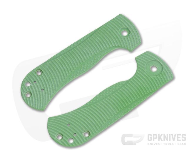 Custom Green G-10 Handle Scale Set for ZT 0909 - AC-0909HNDL-004