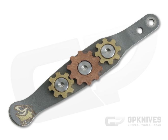Hinderer Gear Clip Working Finish Titanium Pocket Clip 0917 - HK-0917