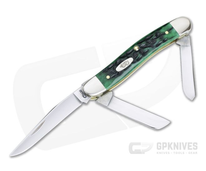 Case Bermuda Green Pocket Worn Medium Stockman - CA-09721