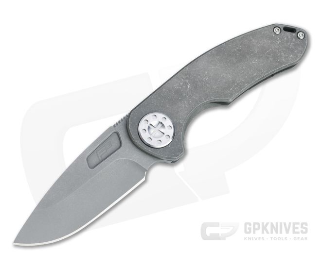 Curtiss Knives F3 Medium Dark Stonewashed XHP Slicer Non-Flipper Standard Slim Folder - CK-09
