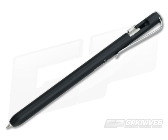 Boker Plus Rocket Oval Bolt Pen Black Aluminum 09BO065 - BO-09BO065