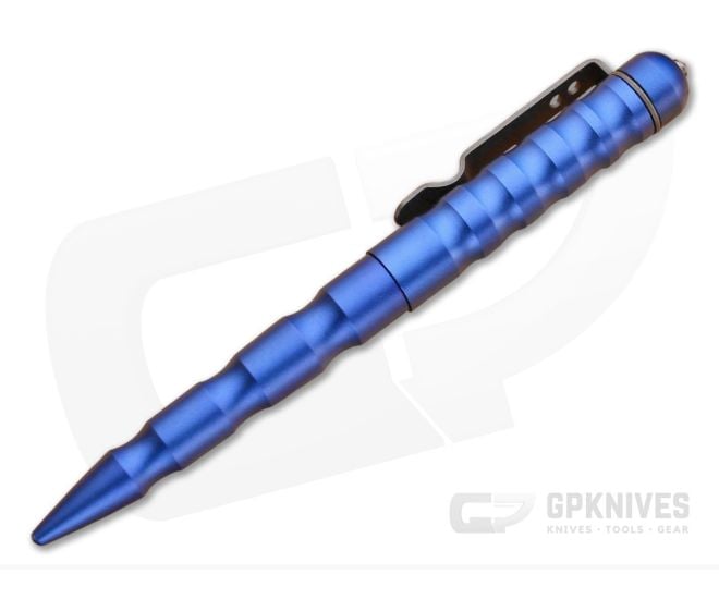 Boker Plus Multi-Purpose Tactical Pen Blue Aluminum 09BO068 - BO-09BO068