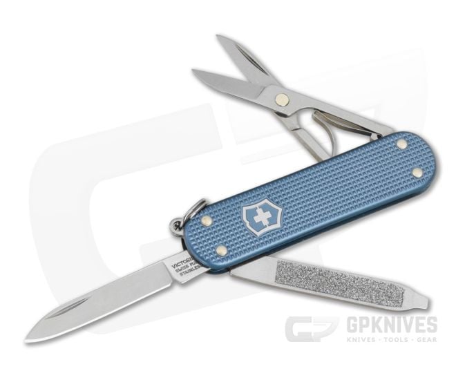 Victorinox Classic SD Alox Limited Edition 2026 Glacial Blue 5-Function Swiss Army Knife (2.28" Closed) 0.6221.L26 - VN-0.6221.L26
