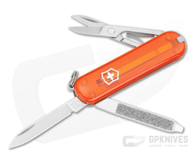 Victorinox Classic SD Fire Opal Translucent Orange - VN-0.6223.T82G