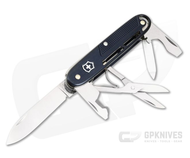 Victorinox Synergy X Alox Dark Blue 10-Function Swiss Army Knife (3.70" Closed) 0.8226.22 - VN-0.8226.22