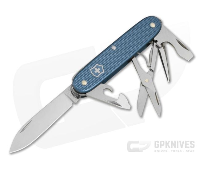 Victorinox Pioneer X Alox Limited Edition 2026 Glacial Blue 9-Function Swiss Army Knife (3.66" Closed) 0.8231.L26 - VN-0.8231.L26