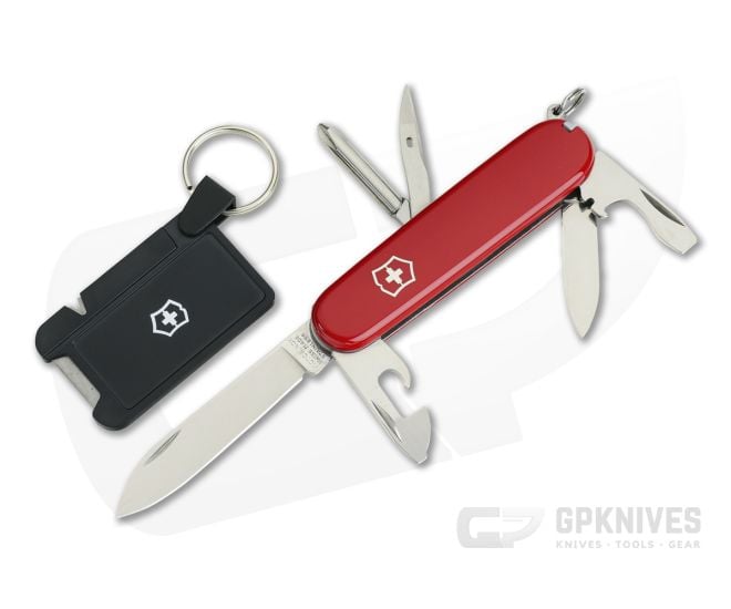 Victorinox Swiss Army Knife Red Tinker with Carbide Sharpener Key