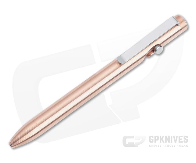 Tactile Turn Bolt Action Pen Short Copper Ink Pen - TT-10-BA2-COP-TTM