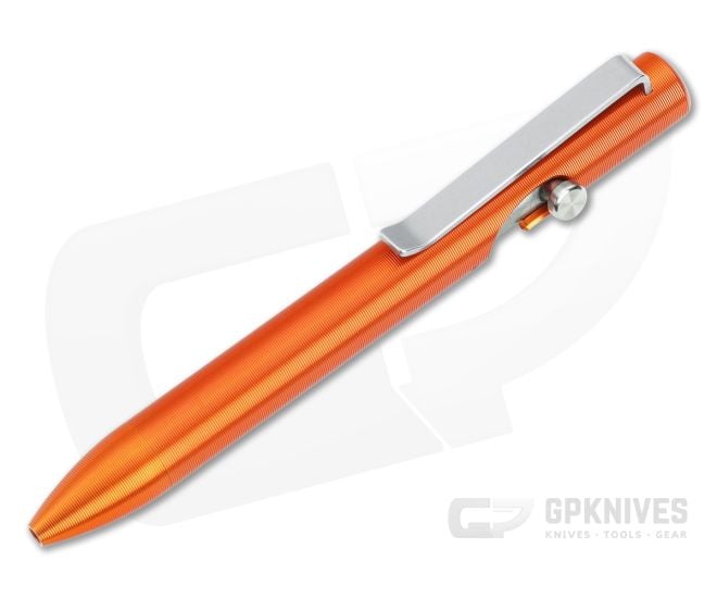 Tactile Turn Mini Bolt Action Pen Aluminum Orange - TT-10-BA3-AAL-ORA