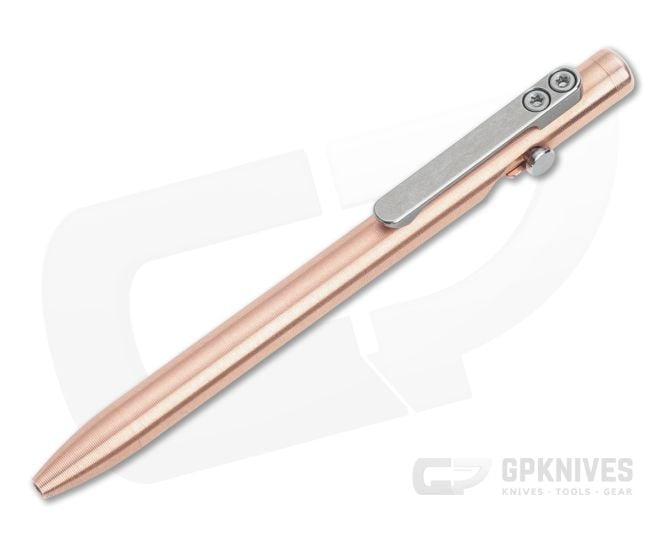 Tactile Turn Slim Bolt Action Pen Short Copper Ink Pen - TT-10-SB2-COP-TTM