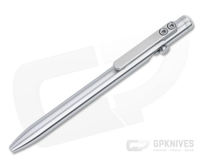 Tactile Turn Slim Bolt Action Pen Short Titanium Ink Pen - TT-10-SB2-TTM-TTM
