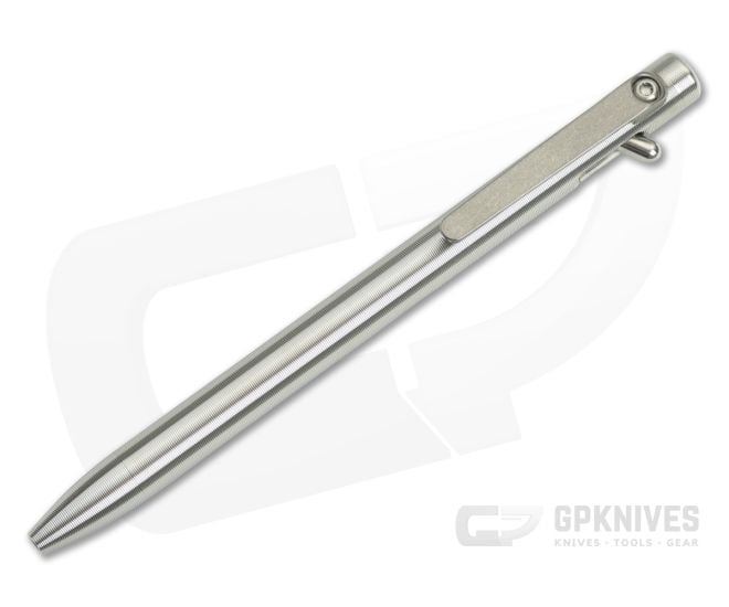 Tactile Turn Short Slim Switch Pen Machined Titanium - TT-10-SW2-TTM-TTM