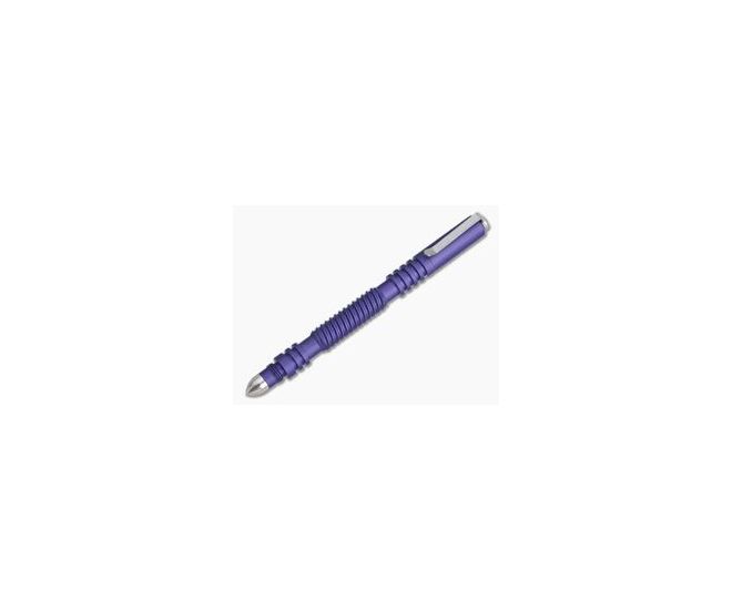 Hinderer Knives Investigator Pen Spiral Aluminum Matte Purple - HK-1007