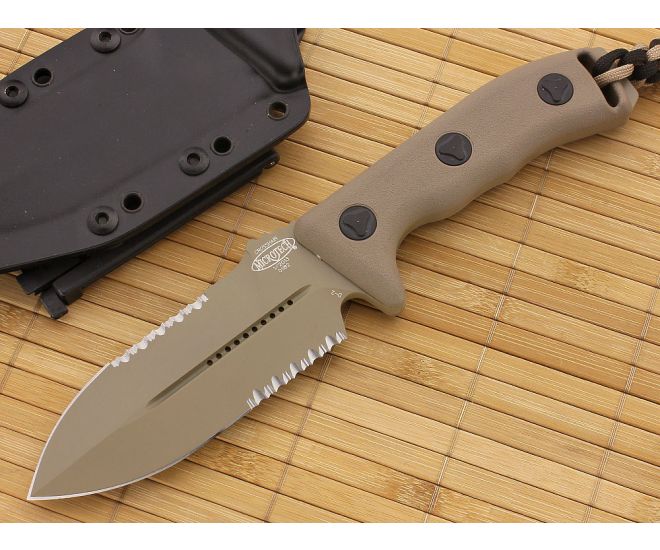 Microtech Crosshair Tan Dual Edge - MT-101-2TA
