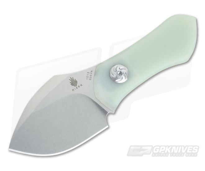 Kizer Cutlery Thumbper Short Natural G10 Fixed Knife - KC-1013
