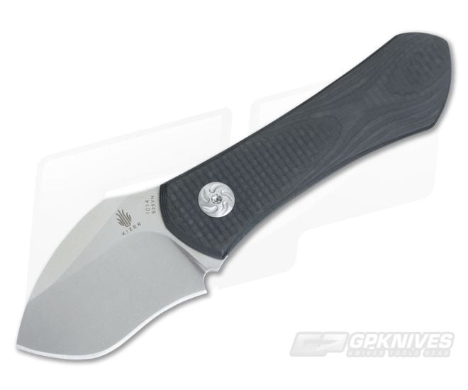 Kizer Cutlery Thumbper Long Carbon Fiber Fixed Knife - KC-1014