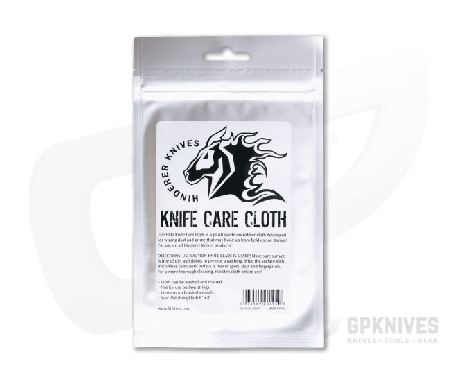 Hinderer Knives Knife Care 8" x 8" Polishing Cloth 1016 - HK-1016