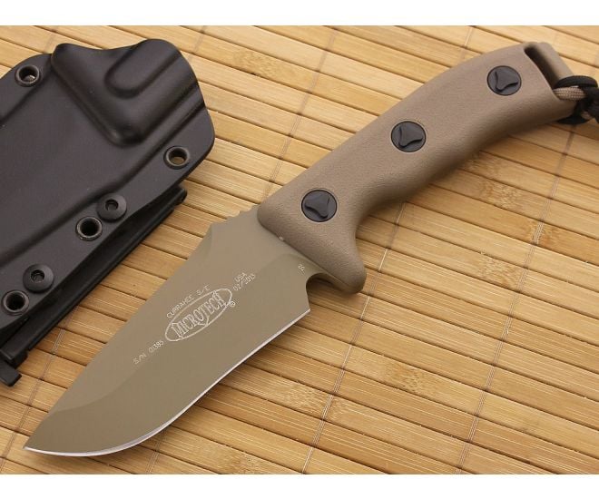 Microtech Currahee Tan Plain Edge - MT-102-1TA