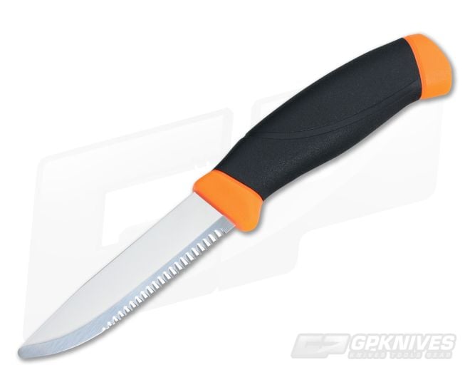 Mora of Sweden Companion F Rescue Serrated Fixed Knife Stainless Blade - MO-10203