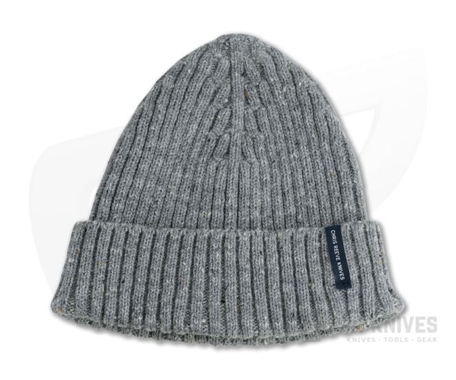 Chris Reeve Knives CRK Merino Wool Beanie Speckled Gray - CRK-1084