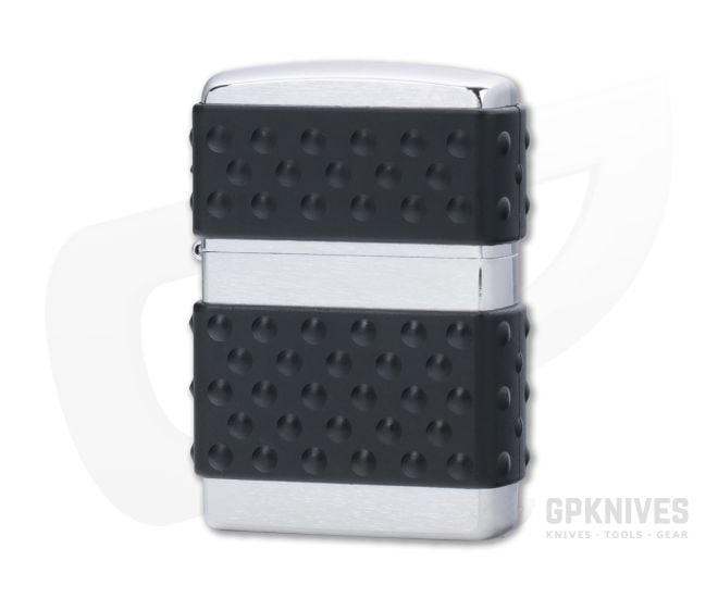Zippo Lighter Black Zip Grid 200ZP - ZI-200ZP