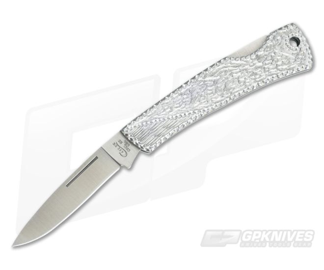 Case Executive Lockback Hand Worked Metal - CA-10398