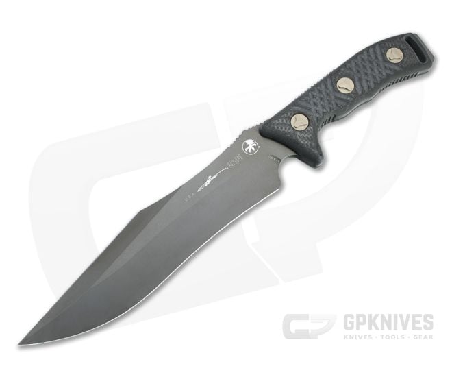 Microtech Arbiter Signature DLC Standard M390 Carbon Fiber Fixed Blade 104-1DLCCFS - MT-104-1DLCCFS