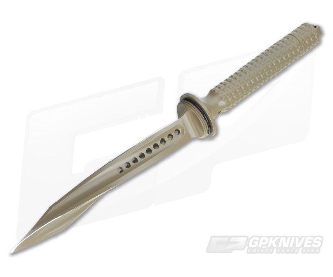 Microtech Jagdkommando Tan Tri-Edged Dagger 105-1TA - MT-105-1TA